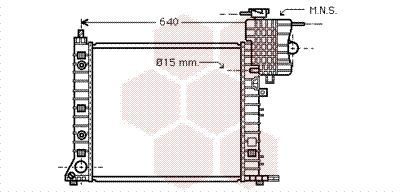 VAN WEZEL Radiators, Motora dzesēšanas sistēma 30002265